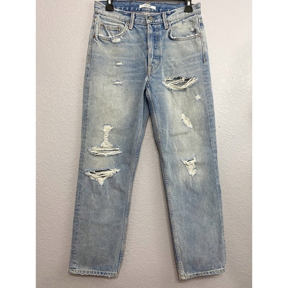 GRLFRND Helena High Waisted Distressed Jeans - Picture 5 of 14